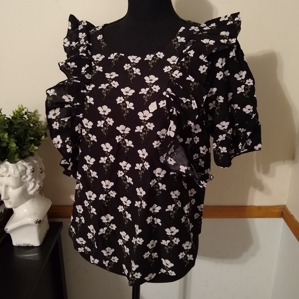 NWT Gap Floral Blouse
